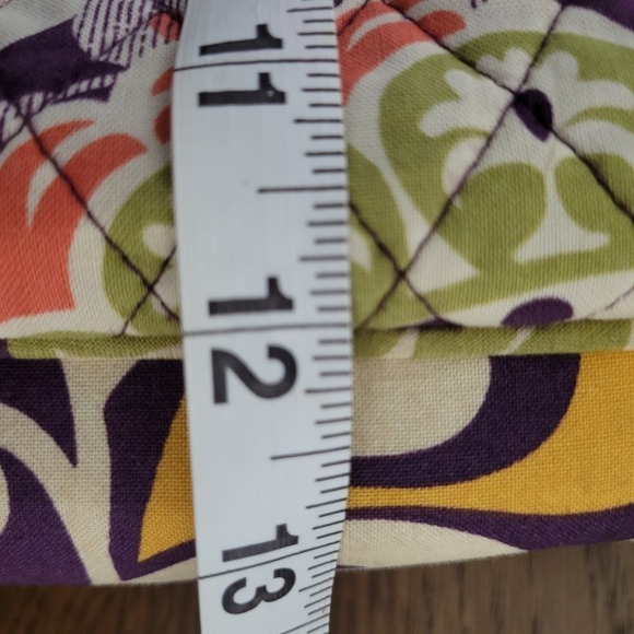 Vera Bradley Cross Body Mailbag-Plum Crazy - Picture 6 of 8